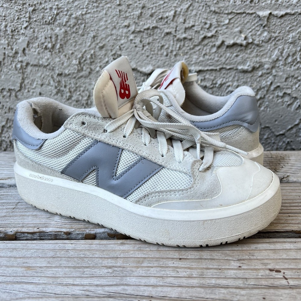 New Balance Shoes Women Size 8 CT302 White (Beige) Suede Platform